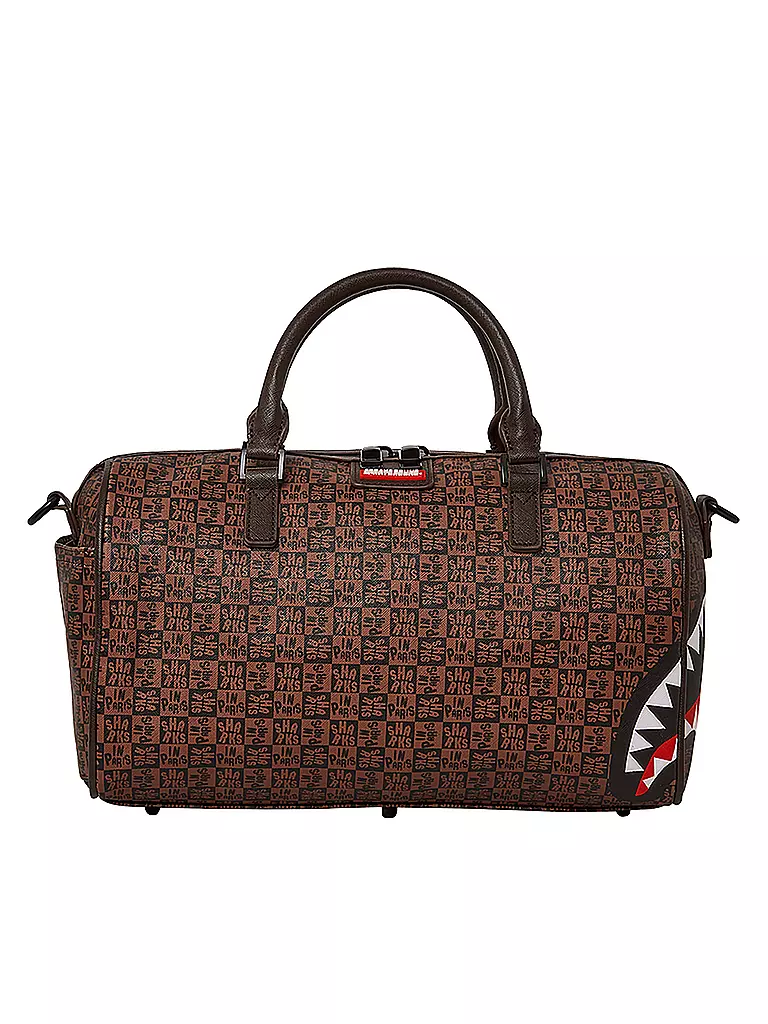 SPRAYGROUND Tasche Mini Duffle SHARKS IN PARIS braun